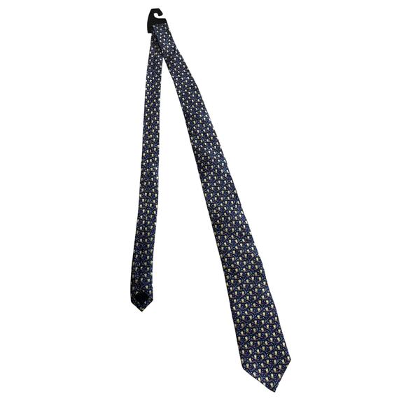 Vineyard Vines Men's Shot ski Moonshine Tie 100% Silk New - Picture 4 of 6